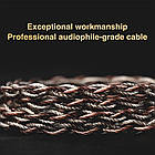 ⇒ TRN RedChain – змінний модульний 4-х житловий посріблений кабель для провідних iem's., фото 4