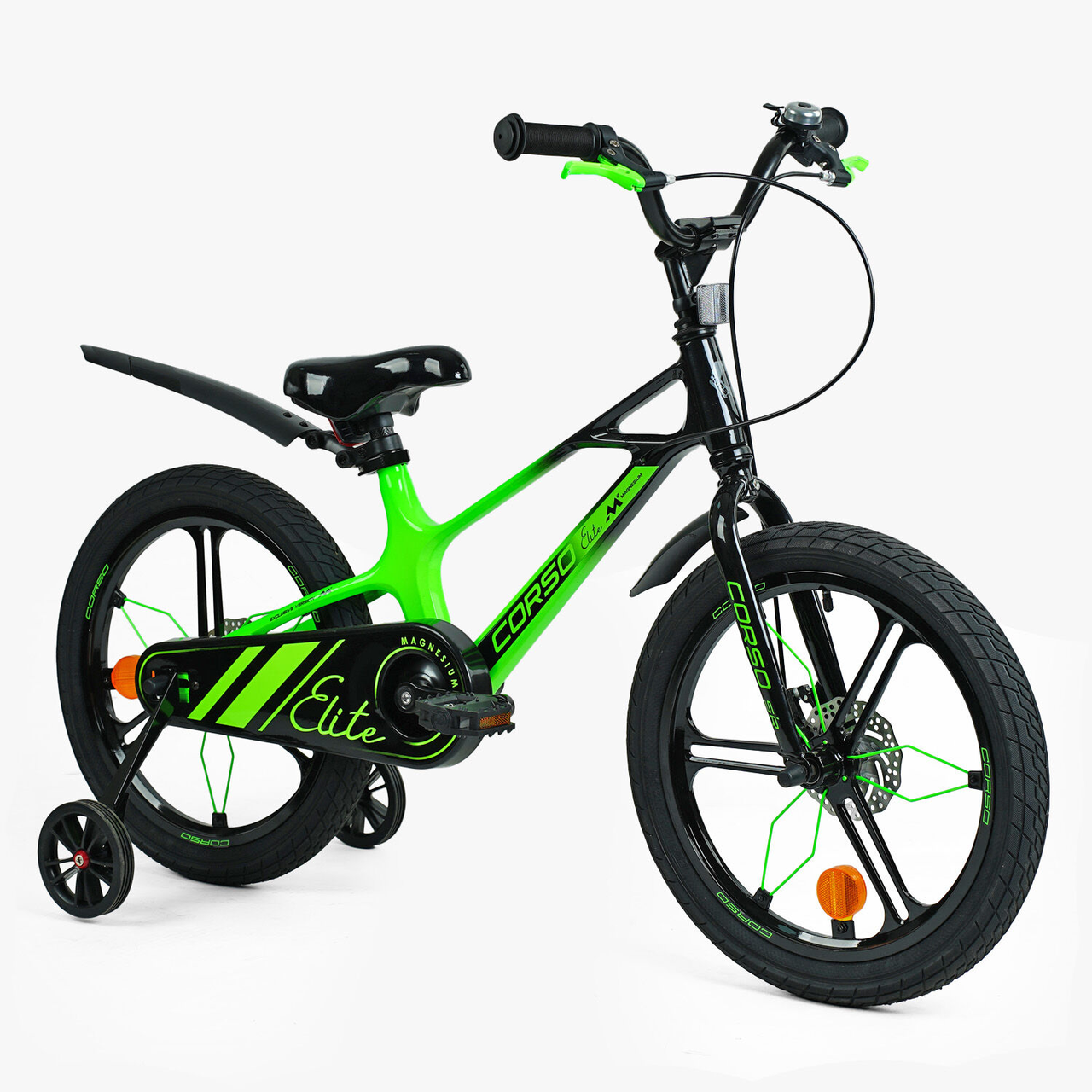 Велосипед двоколісний Corso Elite на 18 дюймов, Green 18426, фото 1