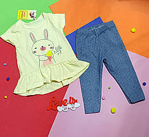 Туніка та лосини для дівчинки чудова якість різні розміри