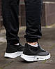 Чоловічі кросівки Lacoste Black Silver (Сірі) Кеди Лакоста повсякденні легкі сіточка прес-шкіра, фото 9