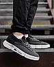 Чоловічі кросівки Lacoste Black Silver (Сірі) Кеди Лакоста повсякденні легкі сіточка прес-шкіра, фото 8