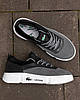 Чоловічі кросівки Lacoste Black Silver (Сірі) Кеди Лакоста повсякденні легкі сіточка прес-шкіра, фото 10