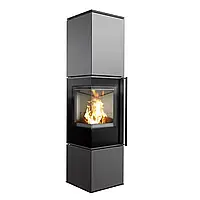 Сталева піч-камін Kratki REN/L ліва Ø 150 (7 кВт)
