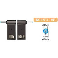 Адаптер PD 100W USB Type-C Female to DC Male Jack 4.5x3.0 mm HP ST-Lab PD100W-4.5x3.0mm-HP i