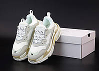 Кроссовки Balenciaga Triple S White Beige белые бежевые