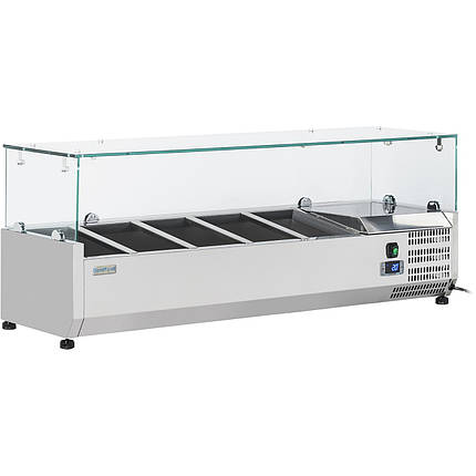 Холодильна вітрина для топінгу GF-VRX1200/330-H6C, фото 1