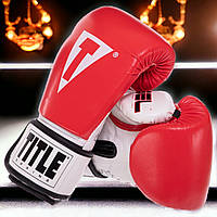 Боксерские перчатки TITLE G.Boxing Красные 12 унций