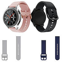 Ремешок для Samsung Galaxy Watch 46mm / Watch 3 45mm cиликон на застежке