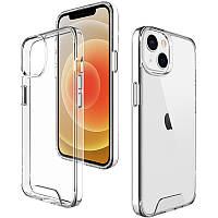 Чехол TPU Space Case transparent для Apple iPhone 13 (6.1") Прозрачный