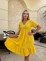 Женское стильное платье ткань: муслин Мод 3002