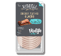 Куринные слайсы Vegan Chicken Flavour slices (10 шт), 100г, Violife Viodeli