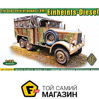 Модель 1:72 автомобили - Ace (Моделирование) - Einheints-Diesel 2.5t 6x6 Lastkraftwagen (ACE72578)