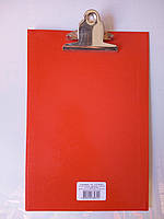 Планшет А5 с прижимом цвет красный ламинированный картон 2мм Item