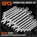 Набір комбінованих ключів 15шт sdy-97497, фото 3