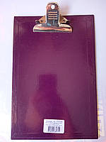 Планшет А5 с прижимом цвет сереневый ламинированный картон 2мм Item