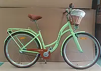 Велосипед міський 28" Corso "Dream" обладнання Shimano Nexus-3, 3 швидкості, алюмінієва рама, кошик, фара