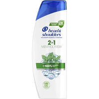 Шампунь Head & Shoulders 2 в 1 Против перхоти Свежесть ментола 625 мл (8700216305372)