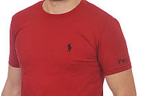 Футболка чоловіча Polo 24-Y-248900 бордова, фото 5