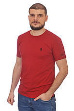 Футболка чоловіча Polo 24-Y-248900 бордова, фото 3
