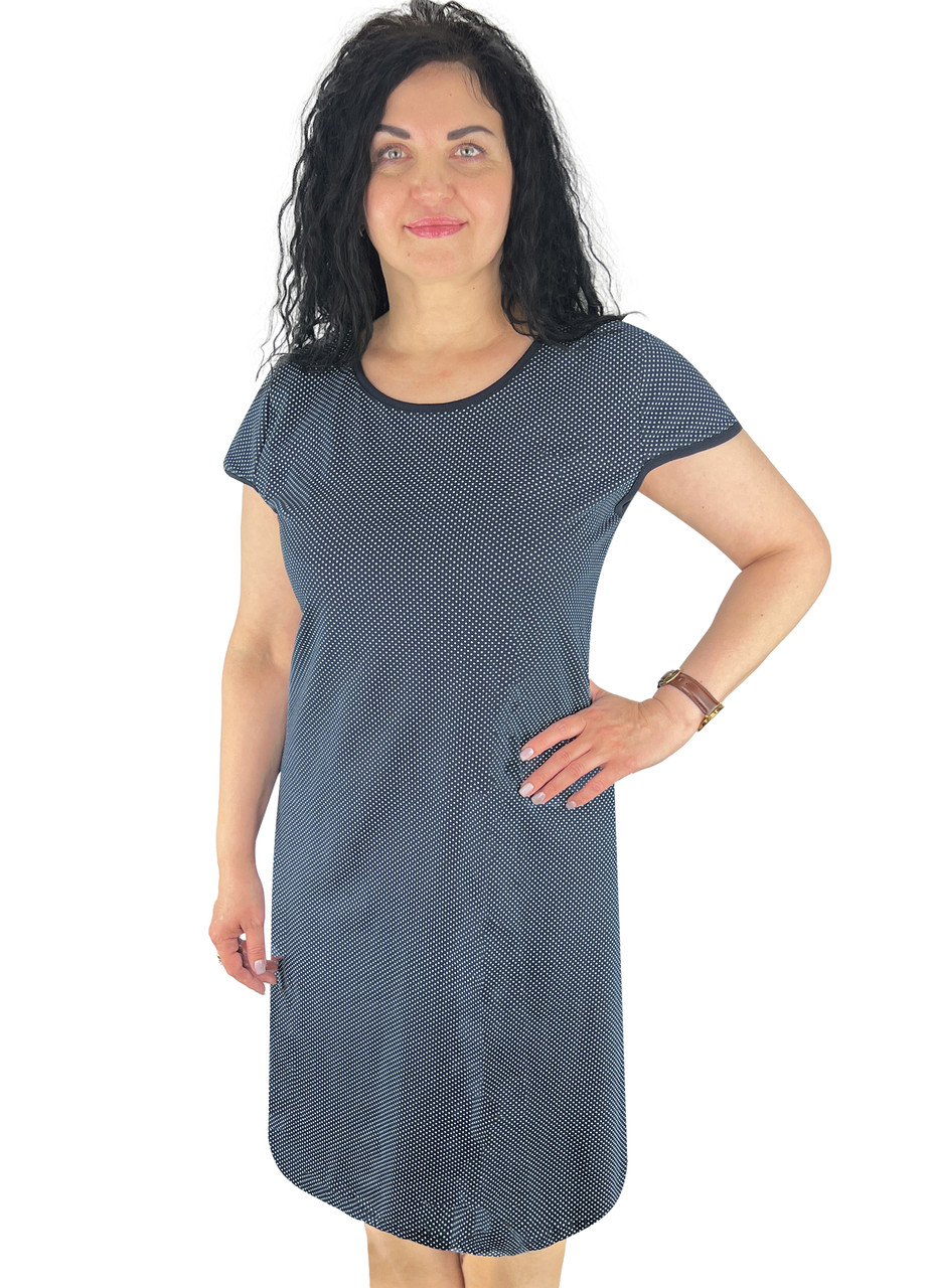 Нічна сорочка жіноча 54 темно-синій (4713)