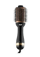 Профессиональная фен-щетка стайлер для волос RAF R.420 Щетка для сушки волос «D-s»