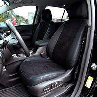 Чехлы на сиденья из экокожи и антары Ford Focus 2 поколение 2004-2011 EMC-Elegant