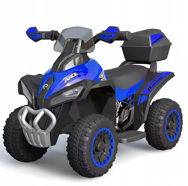 Дитячий квадроцикл Bobo-San GTS1188-A аккумуляторный з світловими та звуковими ефектами синій