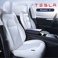 Чехлы на сиденья Tesla Model Y с системой вентиляции и охлаждения