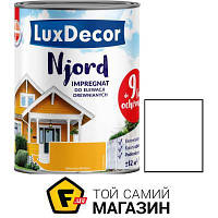 Luxdecor Импрегнат Njord Снег севера мат 0.75 л 0.9 кг