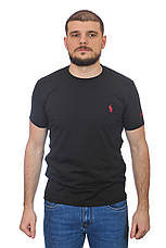 Футболка чоловіча Polo 24-Y-248900 чорна, фото 3