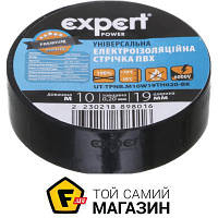 Изолента Expert Power Изолента ПВХ 0,20x19 мм 10 м черная ПВХ