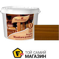 Maxima Декоративное и защитное средство для древесины акриловое ореховое дерево глянец 2.5 л