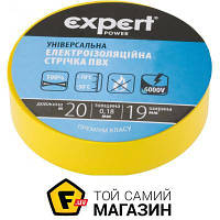 Изолента Expert Power Изолента 0,18х19 мм 20 м желтая ПВХ