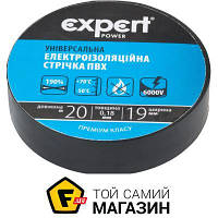 Изолента Expert Power Изолента 0,18х19 мм 20 м черная ПВХ EPUT-0,18X19mmX20M-black