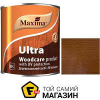 Maxima Декоративное и защитное средство для древесины Ultra красное дерево глянец 2.5 л