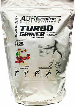 Гейнер - Adrenaline Sport Nutrition Turbo Gainer / 1800 g