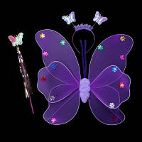 Карнавальный наряд Бабочка 9077 фиолетовый as