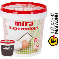 Mira Затирка для плитки Supercolour 147 1.2 кг коричневый