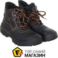 Ботинки Valtex Ботинки рабочие Кинг с металлическим подноском зимние р.42 черный