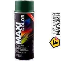 Maxi Color Эмаль аэрозольная RAL 6005 темно-зеленый глянец 400 мл