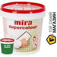 Mira Затирка для плитки Supercolour 1650 1.2 кг зеленый