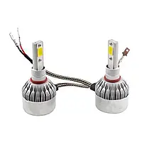 Лампы светодиодные автомобильные C6 H3 PK22S 12В 72Вт 7600лм (F-S)