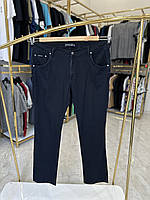 Чоловічі легкі джинси на ремені Dekons 4320 батал 56-74р т-сині