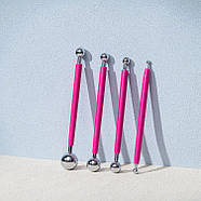 Стеки для моделювання - Набір із 8 кульок від 4 мм до 19 мм - RED, фото 7