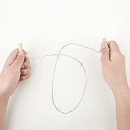 Сталевий ніж-струна для глини, пластиліну - 67 см, фото 5