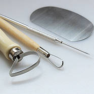 Набір інструментів для створення скульптур - 8 штук - Професійні гончарні інструменти, фото 8