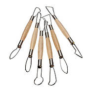 Петля двустроння - 6 шт - Професійні інструменти для ліплення - Набір стеків, фото 3