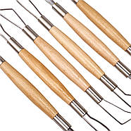 Петля двустроння - 6 шт - Професійні інструменти для ліплення - Набір стеків, фото 5