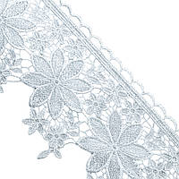 Мереживо макраме 11 см колір - білий