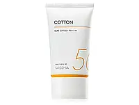 Солнцезащитный крем с бархатным финишем Missha All Around Safe Block Cotton Sun SPF 50+, 50мл